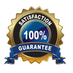 100% satisfaction guarantee