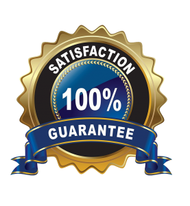 100% satisfaction guarantee
